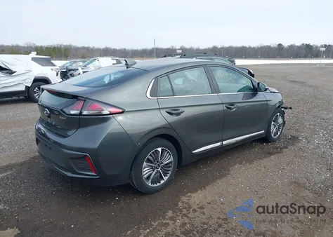 2021 Hyundai Ioniq Plug-In Hybrid Sel из США, поврежденный, VIN KMHC75LD9MU259584
